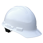 Granite™ Cap Style 4 Point Ratchet Hard Hat - White