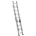 Louisville Ladder 16-Foot Aluminum Extension Ladder, Type I, 250-pound Load Capacity, AE3216
