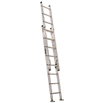 16 ft Aluminum Multi-section Extension Ladders