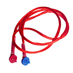 Custom Molded Earplug Neck Cord with Screws- Red