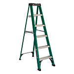 Louisville Ladder 5-Foot Fiberglass Step Ladder, Type II, 225-pound Load Capacity, FS4005