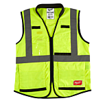 Class 2 High Visibility Yellow Performance Safety Vest - 4XL/5XL (CSA)