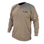FRS-002 VolCore™ Long Sleeve Cotton Henley FR Shirt - Khaki - Size XL