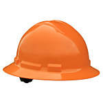 Quartz™ Full Brim 6 Point Ratchet Hard Hat - Orange