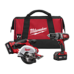 M18 18 Volt Lithium-Ion Hammer Drill and Metal Saw Combo Kit