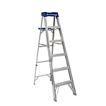 Louisville Ladder 6-Foot Aluminum Step Ladder, Type I, 250-pound Load Capacity, AS2106