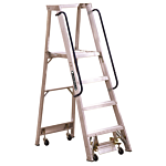 Louisville Ladder 4-Foot Aluminum Platform Ladder, Type IA, 300-pound Load Capacity, AP5004