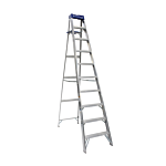 Louisville Ladder 10-Foot Aluminum Step Ladder, Type I, 250-pound Load Capacity, AS2110