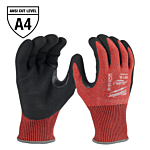 12 Pair Cut Level 4 Nitrile Dipped Gloves - XL