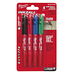 INKZALL™ Fine Point Colored Markers (4 Pack)