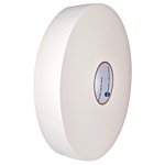 R2215 1/16 in DC Wht PE Foam Rubber with White Liner, 24 MM Width