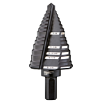 #12 Step Drill Bit, 7/8 in. to 1-3/8 in.