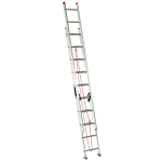 Louisville Ladder 20-Foot Aluminum Extension Ladder, Type III, 200-pound Load Capacity, L-2324-20