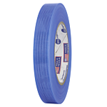 APL100B 100# Bopp Removable Premium Blue Filament Tape, 12 MM Width