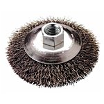 4 in. Stainless Steel Bevel Crimped Brush
