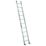 Louisville Ladder 10-Foot Aluminum Single Extension Ladder, Type IA, 300-pound Load Capacity, AE2110