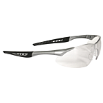 Rock™ Safety Eyewear - Silver Frame - Clear Anti-Fog Lens