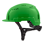 Green Front Brim Vented Safety Helmet (USA) - Type 2, Class C