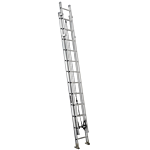 Louisville Ladder 24-Foot Aluminum Extension Ladder, Type IAA, 375-pound Load Capacity, AE1224HD