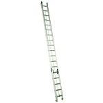 Louisville Ladder 36-Foot Aluminum Extension Ladder, Type II, 225-pound Load Capacity, AE4236PG