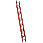 Louisville Ladder 24-Foot Fiberglass Extension Ladder, Type IA, 300-pound Load Capacity, FE3224
