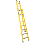 Louisville Ladder 8-Foot Fiberglass Step to Straight Ladder, Type IAA, 375-pound Load Capacity, FXC1208
