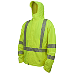 RW11 Waterproof Lightweight Packable Raincoat - Green - Size L