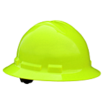 Quartz™ Full Brim 4 Point Ratchet Hard Hat - Hi-Vis Green