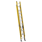 Louisville Ladder 20-Foot Fiberglass Extension Ladder, Type IAA, 375-pound Load Capacity, FE4220HD