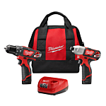 M12 12 Volt Lithium-Ion Cordless Hammer Drill/Impact Driver Combo Kit (2-Tool)