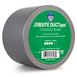 JobSite DUCTape, Contractor Grade Duct Tape, 3.77" x 60 yd, Silver (Single Roll), 96 MM Width