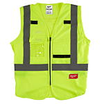 Class 2 High Visibility Yellow Safety Vest - 4XL/5XL