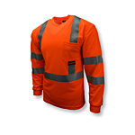 ST21 Class 3 Long Sleeve T-Shirt with Max-Dri™ - Orange - Size XL
