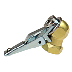 Brass Closed Check Ball Chuck & Clip, 1/4" FPT, Display Card