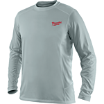 WORKSKIN™ Light Weight Performance Long Sleeve Shirt, Gray, Small