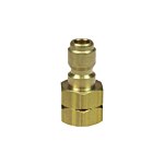 Straight Through Connector, Brass, 3/8" FPT