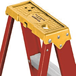 Louisville Ladder 12-Foot Fiberglass Step Ladder, Type IA, 300-pound Load Capacity, L-3016-12