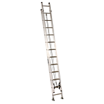 Louisville Ladder 24-Foot Aluminum Extension Ladder, Type IA, 300-pound Load Capacity, AE2224