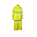 RW07 High Visibility Rainwear Coat - Hi-Vis Green - Size L