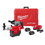 M18 FUEL™ 1 in SDS Plus Rotary Hammer with Dust Extractor Kit