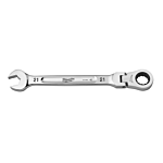 21mm Flex Head Ratcheting Combination Wrench