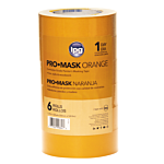 ProMaskOrange Contractor Grade Painter's Masking Tape, 1.41" x 60 yd, Orange, 36 MM Width