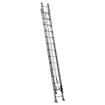 Louisville Ladder 28-Foot Aluminum Extension Ladder, Type IAA, 375-pound Load Capacity, AE1228HD
