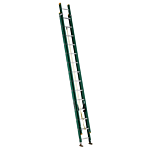 Louisville Ladder 28-Foot Fiberglass Extension Ladder, Type II, 225-pound Load Capacity, FE0628