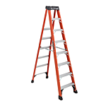 Louisville Ladder 8-Foot Fiberglass Step Ladder, Type IAA, 375-pound Load Capacity, FS1408HD