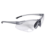 C2™ Bi-Focal Safety Eyewear - Smoke Frame - Clear Lens - 2.5 Diopter