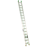 Louisville Ladder 32-Foot Aluminum Extension Ladder, Type II, 225-pound Load Capacity, AE4232PG