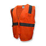 SV2Z Economy Type R Class 2 Mesh Safety Vest with Zipper - Orange - Size 2X