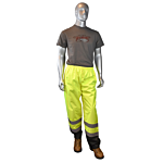 SP41 Class E Sealed Waterproof Safety Pants - Hi-Vis Green - Size 5X-6X