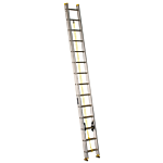 Louisville Ladder 28-Foot Aluminum Extension Ladder, Type I, 250-pound Load Capacity, AE3228